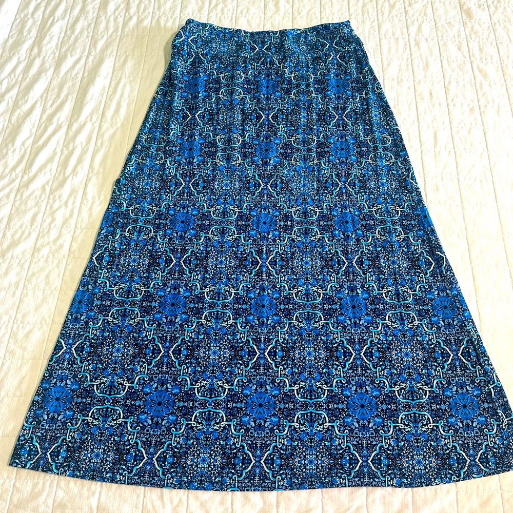 Plus size maxi skirt